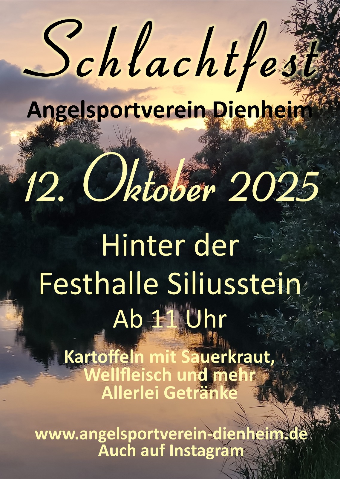 Schlachtfest am 12.10.2025 ab 11:00 Uhr hinter Siliushalle